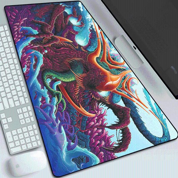 

mouse pads & wrist rests cs go gamer pad non-slip keyboard csgo pc computer gaming laptop