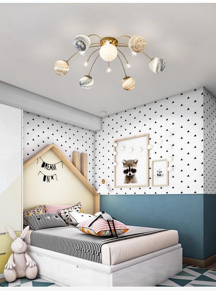 

[stainless steel] bedroom ceiling light luxury room restaurant simple creative square lamps lights
