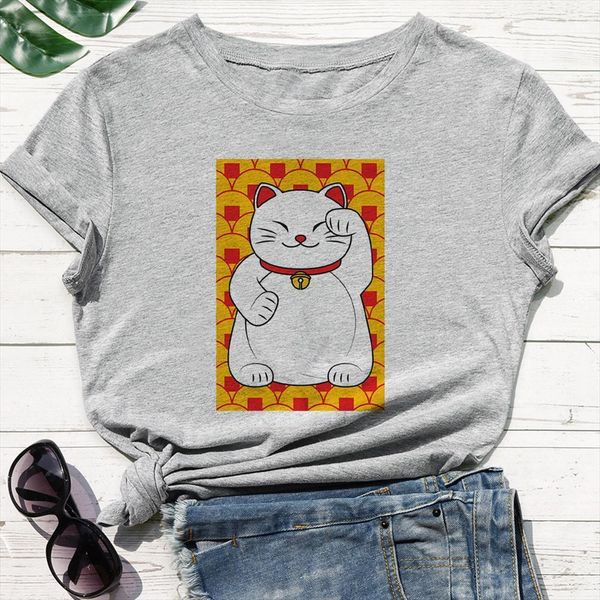 

fashion and women men womens print multicolor white cat with many rice balls background graphic, White;black
