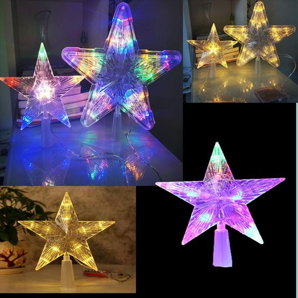 

christmas decorations 10/30led led star night light five-pointed lamp tree for xmas party wedding fairy room outdoor garland decoration