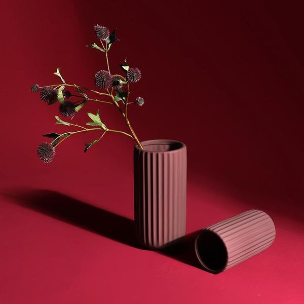 

vases nordic wind creative morandi ceramic vase feel paint origami dry flower arrangement decoration