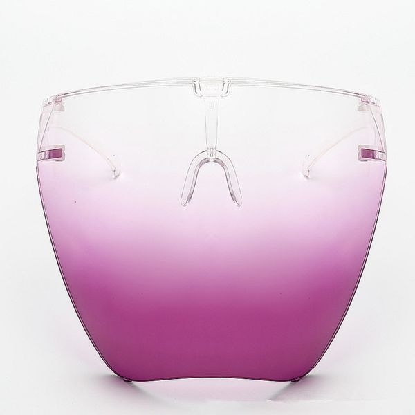 

wholale selling transparent face shield visor eye protection glass colorful oversized sunglass rushed sell sports vk64, White;black