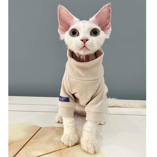 

cat costumes hairless clothes sphinx devon autumn winter medium thick cotton elastic t-shirt pet costume