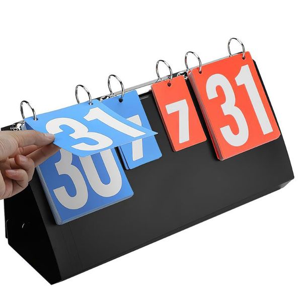 

1pc 4-digit score recording basketball badminton table tennis competition scoreboard for accessories sets