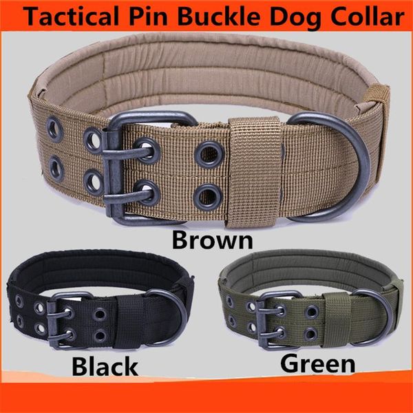 

dog collars & leashes collar nylon adjustable pin buckle heavy duty tactical vest for medium large dogs