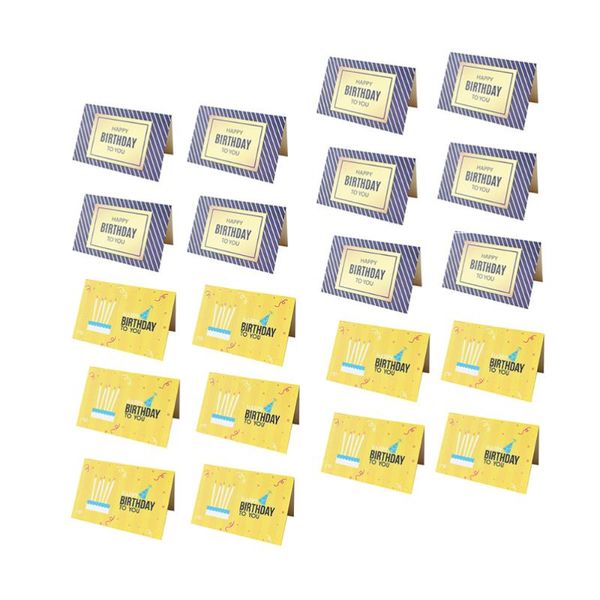 

greeting cards 20pcs birthday blessing to you without envelope