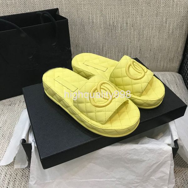 

slippers summer style small fragrance lingge increased thick bottom flip flops women's fashion casual bread, Black