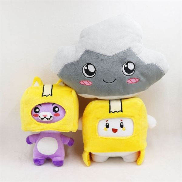 

lankybox carton figurine plush toy transformed into cat pillow 889