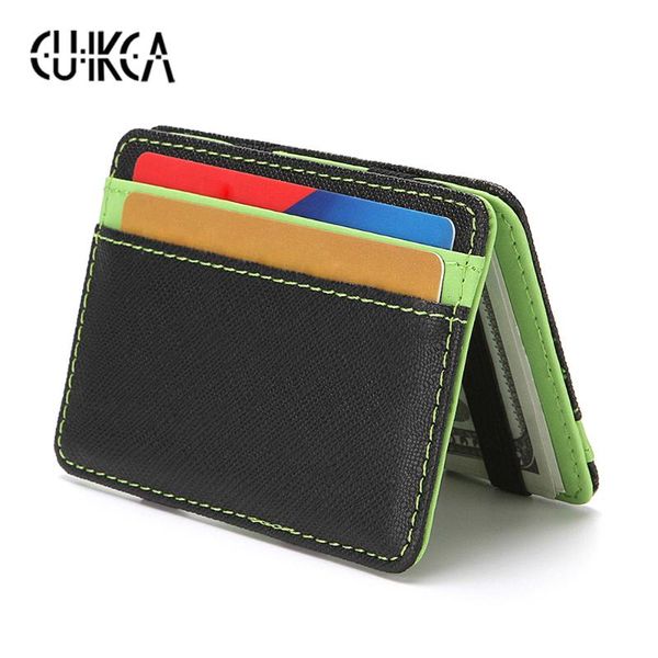 

wallets cuikca women men's magic wallet creative coin purse cross pattern id card holder case, Red;black