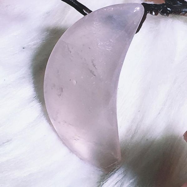 

rose quartz moon decorative objects & figurines