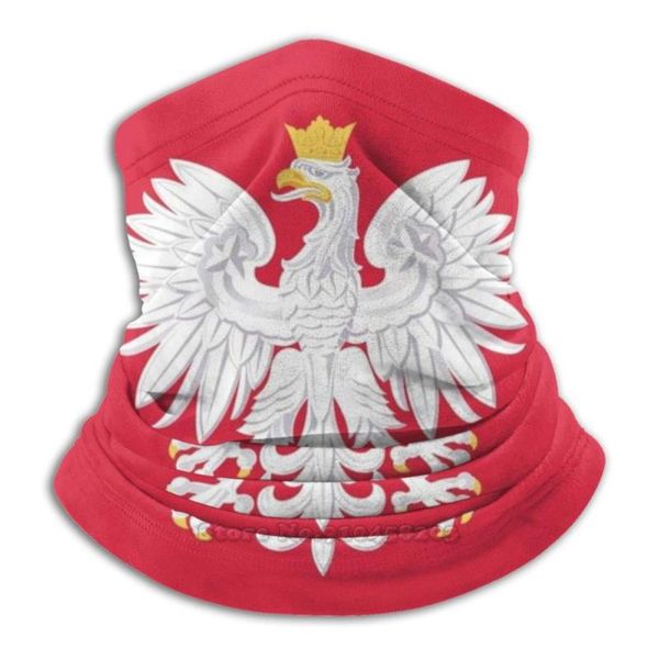 

scarves polish white eagle | poland coat of arms face cover 3d bandana neck warmer soft fleece mask sport scarf, Blue;gray