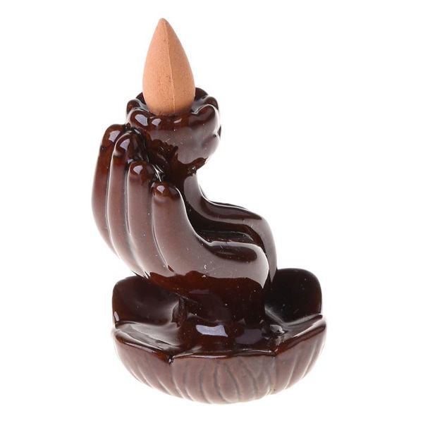 

fragrance lamps reflux aroma ceramic incense burner waterfall backflow censer cones home decor
