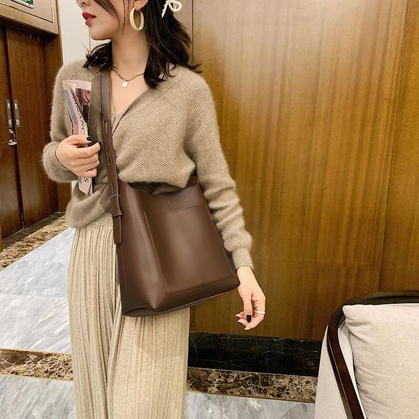 

evening bags women's bag shoulder shopper for women vintage pu leather woman crossbody luxury designer female soild color handbags