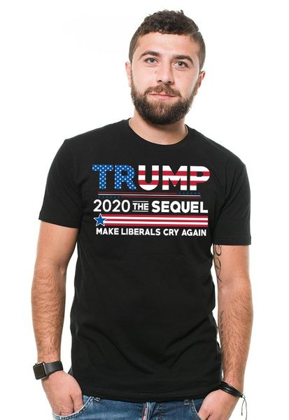 

trump 2020 election t-shirt republican party make liberals cry again t-shirt, White;black