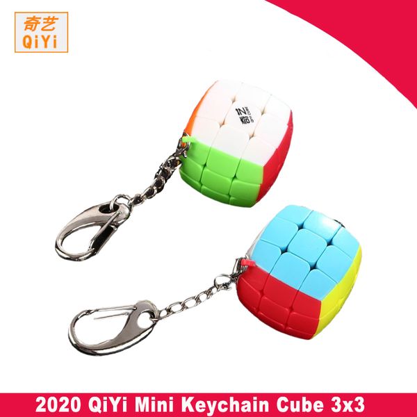 

Qiyi small steamed bread cube key chain pendant Mini Keychain Cube 3x3 Pendant Small Speed Cube Puzzle Toys