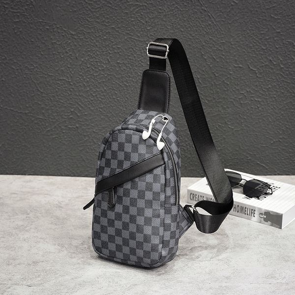 

pockets chest bag, waist crossbody fashionable men's 2021 fashion brand, one shoulder, korean leisure