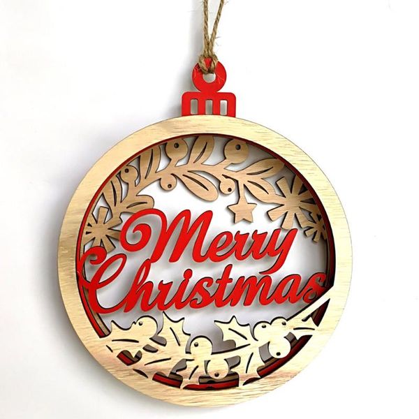 

christmas decorations 2021 wooden 3d large bulb shape pendant decoration cute interior xmas for house firepalce chrismas tree drops