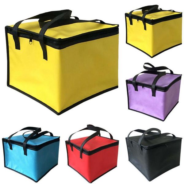 

6/8inch lunch bag large portable cool insulated thermal cooler for drink picnic storage bags