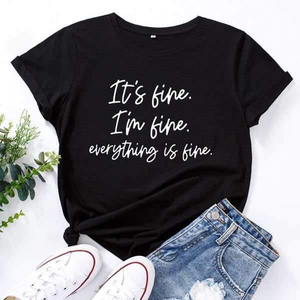 

fashion women letter print cotton t-shirt ladies oversized basic streetwear loose graphic tee tshirt harajuku women's, White