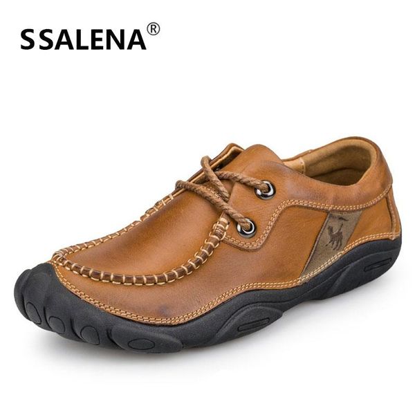 

dress shoes 2021 genuine leather casual men wedding formal flats round toe comfortable office 20561, Black