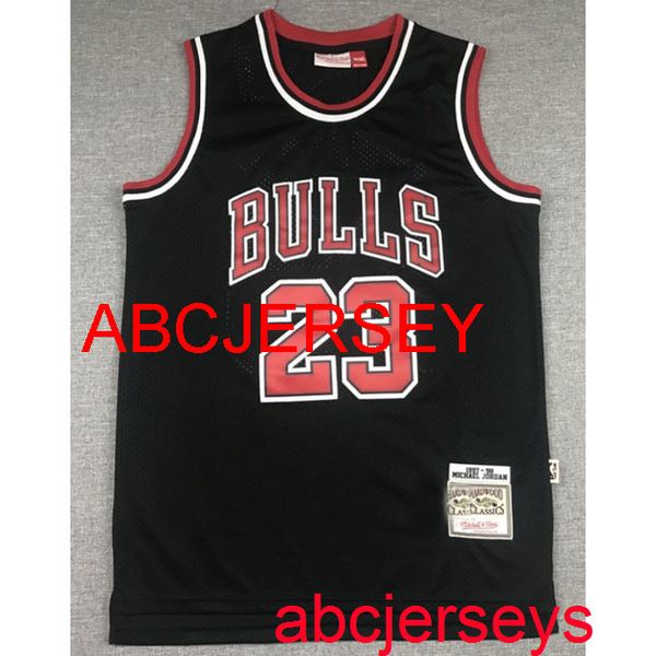 

men's stitched 23# michael new retro black basketball jersey s m l xl  vest
