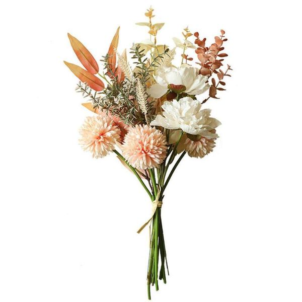 

florida rainbow dandelion bundle artificial flower simulation bouquet wedding j7s9 decorative flowers & wreaths