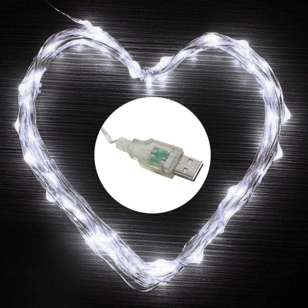 

10m 100led usb copper wire fairy starry string light led strip outdoor waterproof wedding christmas party decor lightin y7 strips