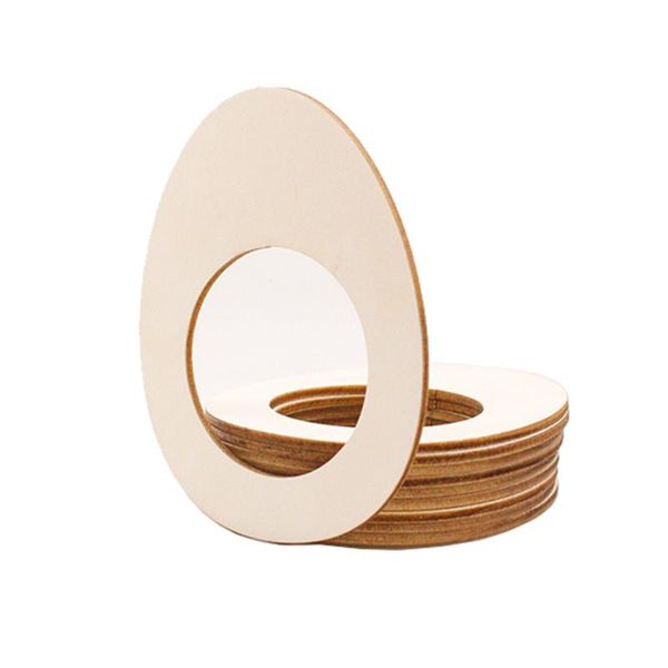 

napkin rings 20pcs egg shape wood fashion buckles party holders towel
