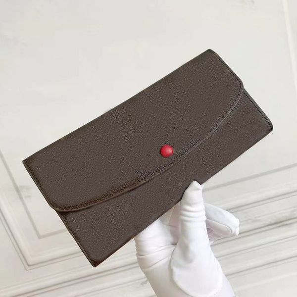 

buckle wallet the most stylish way to carry around money, cards and coins men womenleather purse card holder long business, Red;black