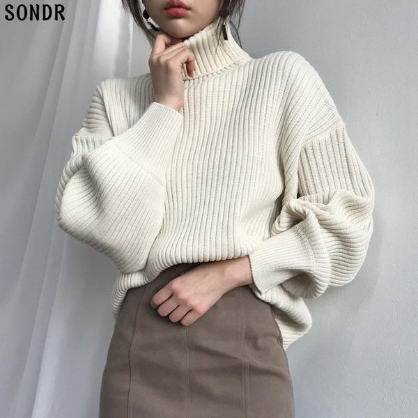 

women's sweaters 2021 autumn winter thick sweater women knitted korean pullovers knit woman plus size one piece harajuku jumper pull, White;black