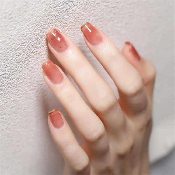 

nail gel 1bottle polish 15 colors translucent nude 73ml glitter sequins effect ice penetration long lasting base coat, Red;pink