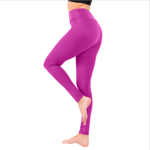 

women's leggings high waist women gym sport long pants slim seamless multicolor girl fitness, Black
