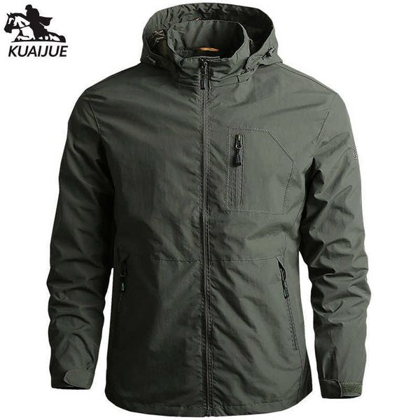 

jacket men spring autumn mens jacket solid color hooded windbreaker jackets men coat casual military men's coats size m-6xl 6898 x0621, Black;brown