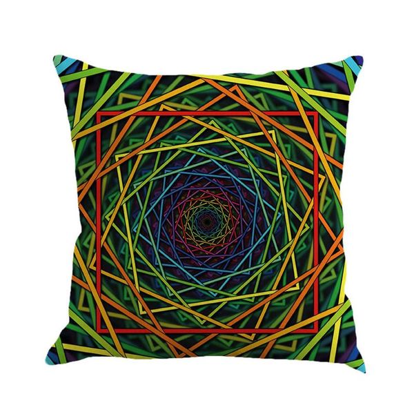 

pillow case 2021 design 100% brand perfect home bed geometry painting linen throw