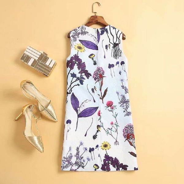 

dress sleeveless spring summer party vintage ladies retro jacquard print hand made beading slim fitted dress above knee, Black;gray