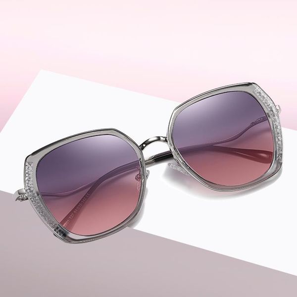 

luxury designer women sunglasses polaroid square fashion sun glasses lady classic driving eyewear uv protection, White;black