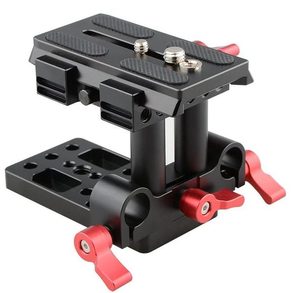 

stabilizers quick release mount base qr plate for manfrotto 501/504/577/701 tripod standard accessory(red)
