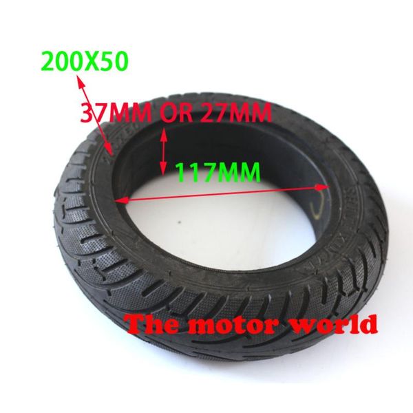 

motorcycle wheels & tires 1pc 200x50 solid tubeless tire wheel tyre (8"x2") for razor electric scooter