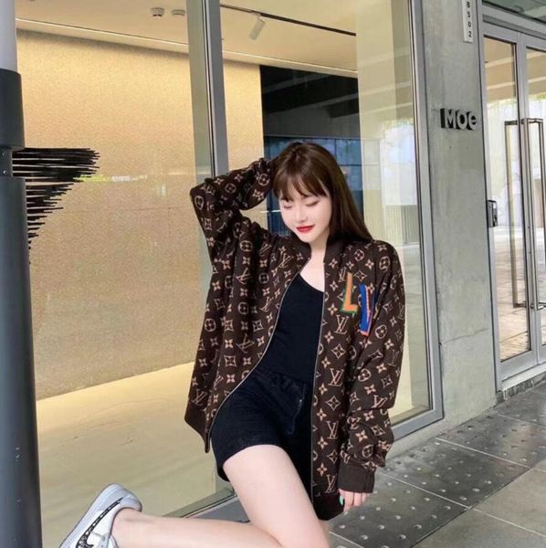 

autumn and winter vintage classic baseball jacket, street style coat, fashion sweater men women with the same chaquetÃ³n knitwear hoodies, Black;brown