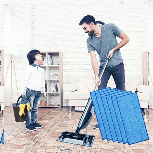 

disposable table covers 30# 6pcs reusable wipes for wetjet wood blue refill parqu