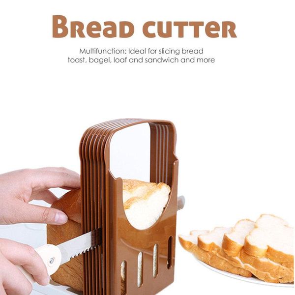 

toast bread slicer plastic foldable loaf cutter rack cutting guide slicing tools kitchen accessories baking & pastry