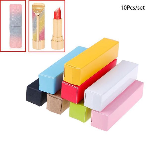 

10pc/lot 20*20*85mm lip tube packaging carton box diy lipstick tool1