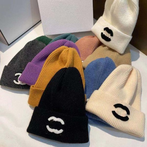 

beanies men's and women's korean autumn winter fashion woolen knitted hats outdoor wild warm earmuffs cold-proof caps