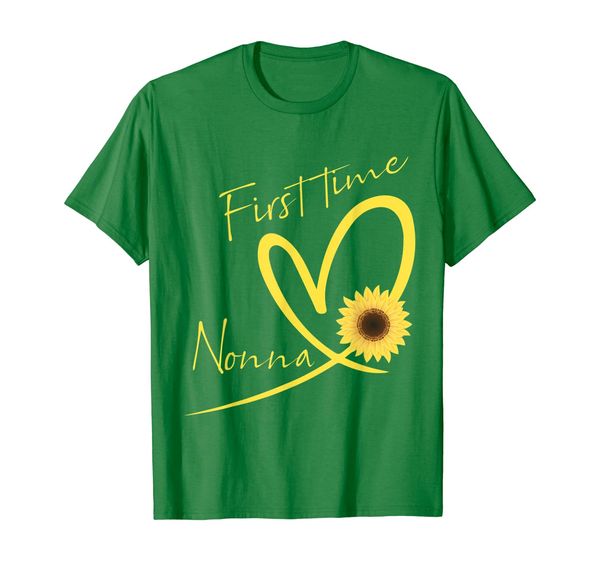 

First Time Nonna Sunflower Heart T-Shirt, Mainly pictures