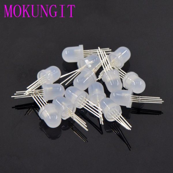 

10pcs-1000pcs dc5v apa106 f5 5mm f8 8mm round rgb led chipset inside full color frosted chips strips