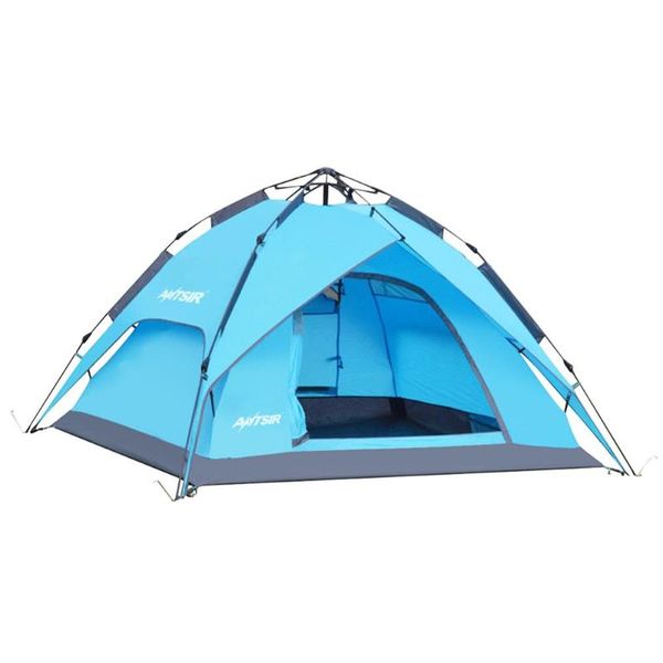 

three color one-touch tent waterproof anti-uv easy installation with folding breathable for 3-4 person family hiking camping tents and shelt