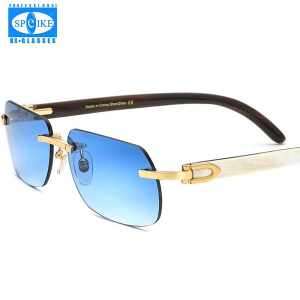 

fashion sunglasses frames br8300816 natural horn glasses professional cutomize prescription myopia hyperopia progressive, Black