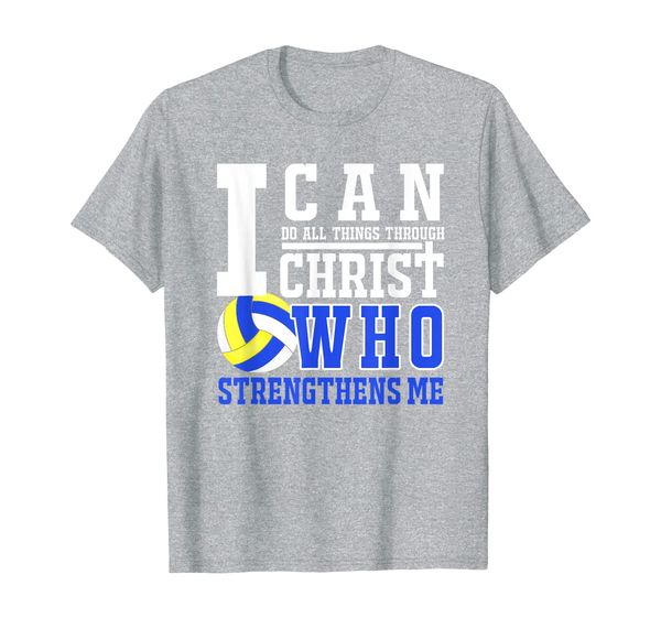 

Volleyball Shirt - I Can Do Things Through Christ, Mainly pictures