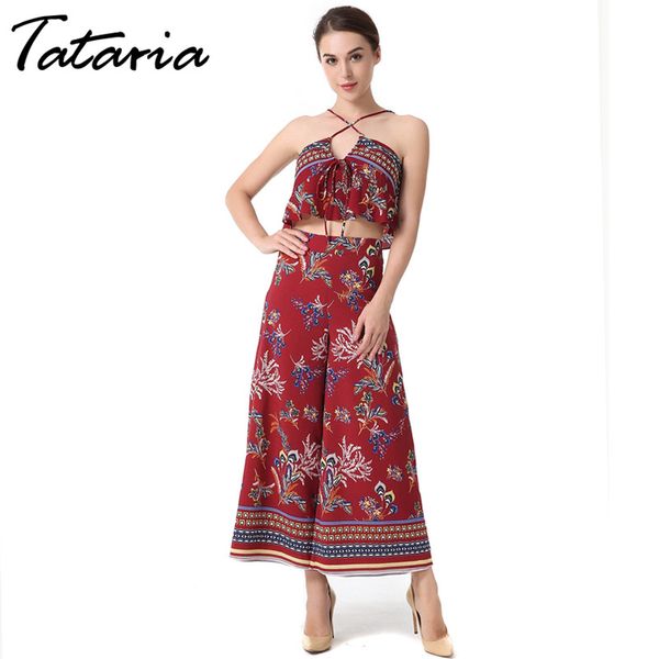 Elegante Bohemian Beach Dress Mulheres Maxi Verão Grande Tamanho Ladies Boho Long es Floral Vintage 2 Conjunto Sundress 210514