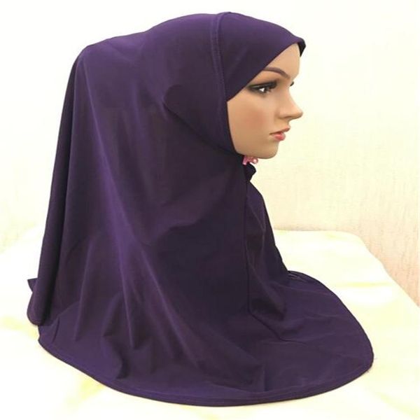 

scarves 2021 autumn muslim women hijab scarf arab amira for lady solid wraps 10pcs/lot, Blue;gray